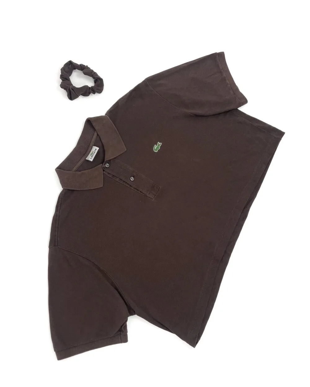 Polo Lacoste crop top y coletero - Imagen 4