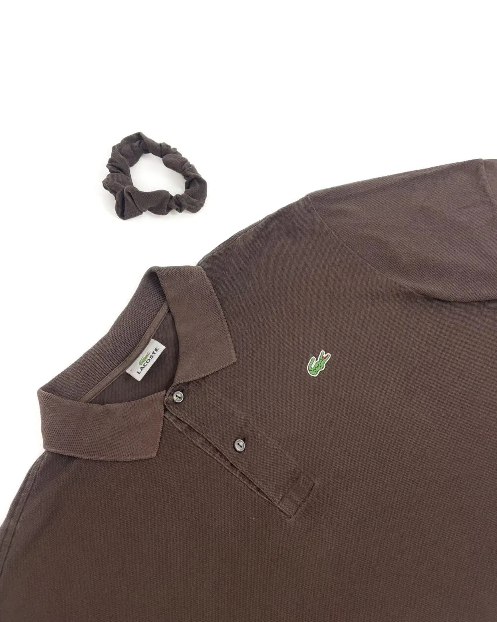 Polo Lacoste crop top y coletero - Imagen 5